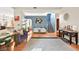 A great living room with hardwood floors, stylish furniture, and a cozy atmosphere for relaxation at 262 Cielito Lindo St, Henderson, NV 89012