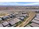 Scenic view of desert landscaping and a block wall fence running throughout the community at 2931 Raywood Ash Dr, Las Vegas, NV 89138