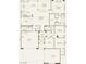 Detailed floor plan showcasing the layout of the home, including the kitchen, gathering room, and bedrooms at 2931 Raywood Ash Dr, Las Vegas, NV 89138