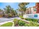 Community entrance with signage for Laguna Palms Condominiums at 3145 E Flamingo Rd # 1045, Las Vegas, NV 89121