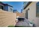 Outdoor patio with a lounge set and brick flooring at 3358 Via Strada St, Henderson, NV 89044