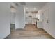 Open living space features kitchen area and sleek flooring at 383 N 16Th St, Las Vegas, NV 89101