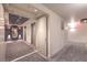 Well-lit hallway with modern finishes, carpet floors, and convenient elevator access at 4575 Dean Martin Dr # 1112, Las Vegas, NV 89103