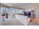 Bright living room boasts large windows with city views and neutral-toned furniture at 4575 Dean Martin Dr # 1112, Las Vegas, NV 89103