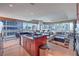 Bright, open living space featuring floor-to-ceiling windows with stunning city views and modern furnishings at 4575 Dean Martin Dr # 1112, Las Vegas, NV 89103