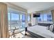 Serene main bedroom with large windows offering breathtaking city views and ample natural light at 4575 Dean Martin Dr # 1112, Las Vegas, NV 89103