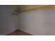 An empty closet provides essential storage with a rod for hanging clothes at 4990 River Glen Dr # 171, Las Vegas, NV 89103