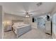 Spacious bedroom featuring a large bed and neutral decor at 53 Precipice Ct, Henderson, NV 89002