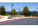 Well-maintained tennis courts surrounded by lush landscaping in the Solera at Stallion Mountain community at 5935 Saddle Horse Ave, Las Vegas, NV 89122