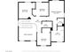 Second-floor plan showcasing bedrooms and bathrooms in detail with dimensions at 636 Pacific Cascades Dr, Henderson, NV 89012