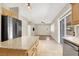 Eat-in kitchen with stainless steel refrigerator and granite countertops at 636 Pacific Cascades Dr, Henderson, NV 89012