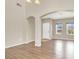 Well-lit living room with wood floors and neutral paint, showcasing an open and airy feel at 636 Pacific Cascades Dr, Henderson, NV 89012