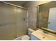 Tiled bathroom featuring shower/tub, vanity, and framed mirror at 745 N Royal Crest Cir # 157, Las Vegas, NV 89169