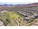 A Gathering-friendly neighborhood with green space, mature trees, desert landscaping, and mountain views at 786 Etter Creek St, Las Vegas, NV 89138