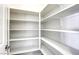 Spacious walk-in pantry with ample shelving offers tons of storage at 832 Gallery Course Dr, Las Vegas, NV 89148
