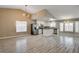 Modern kitchen with white cabinetry, stainless steel appliances, and a center island at 8517 Soneto Ln, Las Vegas, NV 89117