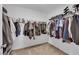 This walk-in closet has racks all around so you can stay organized with your clothes at 10045 Natchez Trace St, Las Vegas, NV 89178