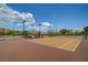 Well-maintained community tennis courts with benches and manicured landscaping, ideal for active recreation and friendly matches at 10693 Harvest Green Way, Las Vegas, NV 89135