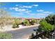 A clear view of the street and neighboring homes taken from a balcony at 11901 Luna Del Mar Ln, Las Vegas, NV 89138