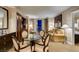 Inviting living area with a glass table, comfortable seating, and great storage at 135 E Harmon Ave # 2821, Las Vegas, NV 89109