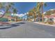 Quiet neighborhood street showcasing well-maintained homes with attached garages at 2723 Seabridge Dr, Las Vegas, NV 89121