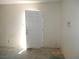 A home's entryway features a white door and neutral walls at 3175 Palmdale St, Las Vegas, NV 89121