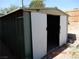 Backyard shed for exterior storage at 3175 Palmdale St, Las Vegas, NV 89121