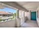 Relaxing balcony area with view of community courtyard at 370 Manti Pl # 21, Henderson, NV 89014
