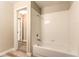 Bathroom with a tub and a door to the main room at 370 Manti Pl # 21, Henderson, NV 89014