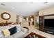 Open living area with a dining space and kitchen, designed for modern living and entertaining at 3773 Blake Canyon Dr, North Las Vegas, NV 89032