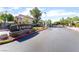 Gated community featuring signage for the Lynbrook Quad 2 resident entry at 5009 Peaceful Pond Ave, Las Vegas, NV 89131