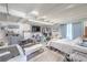 Spacious basement with full bed and tv at 5093 Sun Valley Dr, Las Vegas, NV 89122
