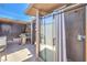 Modern outdoor shower features a glass door and sleek fixtures for convenient rinsing at 5093 Sun Valley Dr, Las Vegas, NV 89122