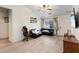 Bright living room with hardwood floors and a neutral color palette at 8550 Little Fox St, Las Vegas, NV 89123