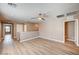 Bright bonus room features wood flooring and neutral paint, creating a flexible living space at 9217 Valley Betica Ave, Las Vegas, NV 89148