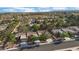 Community aerial featuring well-spaced homes, mature trees, and manicured landscaping in a desirable neighborhood at 9513 Yucca Blossom Dr, Las Vegas, NV 89134