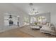 Open-concept living room showcasing a bright, clean space with modern finishes and adjacent kitchen at 9513 Yucca Blossom Dr, Las Vegas, NV 89134