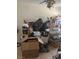 A room with personal items stacked against a wall at 9940 Trailing Vine St, Las Vegas, NV 89183