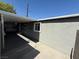Backyard covered patio area with concrete flooring, offering outdoor space at , Las Vegas, NV 89104