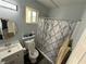 Updated bathroom with modern fixtures, sink, and shower with decorative curtain at , Las Vegas, NV 89104
