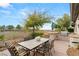 Backyard patio featuring an outdoor kitchen and BBQ area, ideal for entertaining guests at 1 Dry Brook Trl, Henderson, NV 89052