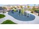 Community playground area with slides and climbing structures for Gathering fun at 12112 Polar White Ct # 3, Las Vegas, NV 89183