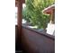 Balcony with outdoor views of the surrounding green trees in the landscape at 1515 E Reno Ave # D202, Las Vegas, NV 89119