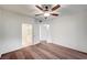 Bedroom with ceiling fan and ensuite bathroom at 2050 W Warm Springs Rd # 4512, Henderson, NV 89014