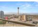 Breathtaking city view featuring the iconic Stratosphere tower and a clear blue sky at 2747 Paradise Rd # 2704, Las Vegas, NV 89109