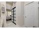 A bedroom with a door leading to a bathroom at 3120 Darby Falls Dr, Las Vegas, NV 89134