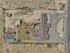 Birds eye view of a desert property with storage and desert terrain at 3301 Underbrush Ave, Pahrump, NV 89048