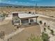 An outdoor recreation area offers a unique view of the landscape, complete with desert-style landscaping at 3301 Underbrush Ave, Pahrump, NV 89048