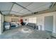 Finished garage featuring modern furniture, lighting and concrete flooring at 3301 Underbrush Ave, Pahrump, NV 89048