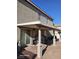 Back patio with room for entertaining and enjoying the outdoors at 5651 Bettors Luck Ct, Las Vegas, NV 89122